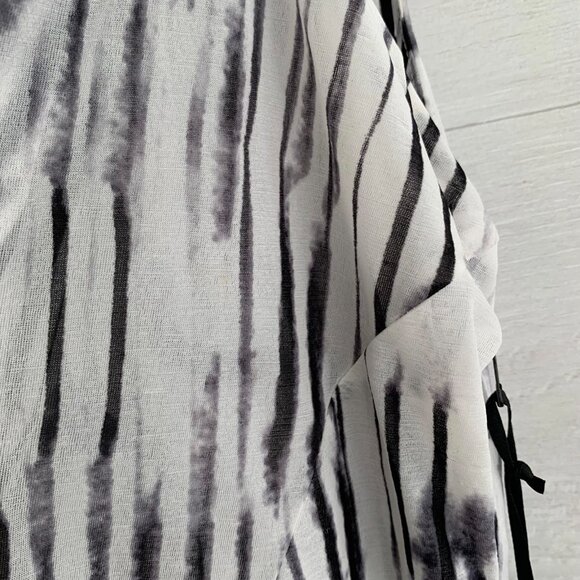 NWT Simply Vera Wang - Purple black tie dye stretch HI-LO dress, M - Picture 7 of 7